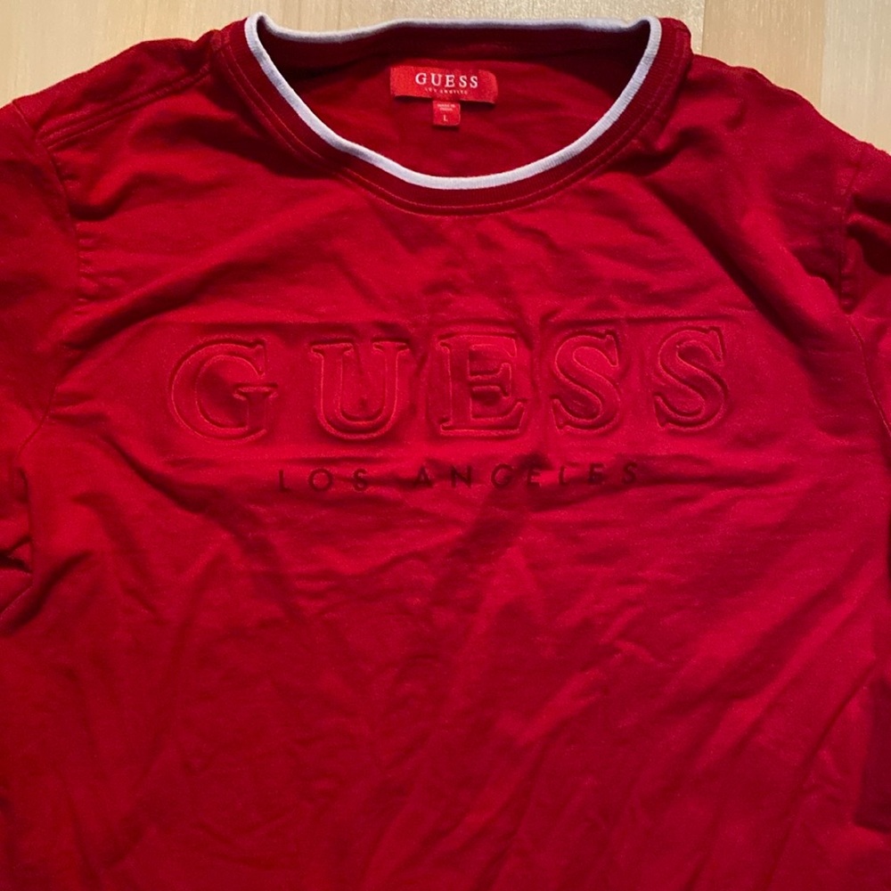 Red Guess Sweater